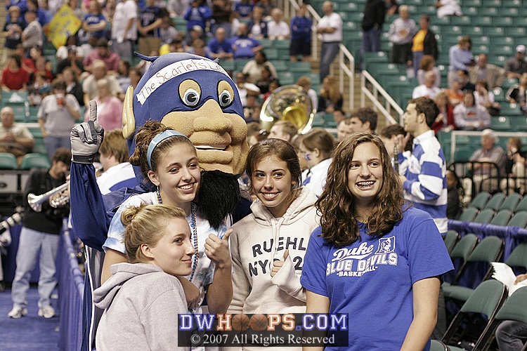 Fans with the Blue Devil