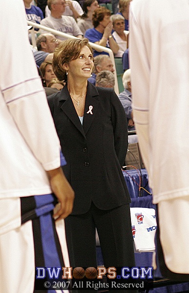 Coach G during Duke intros