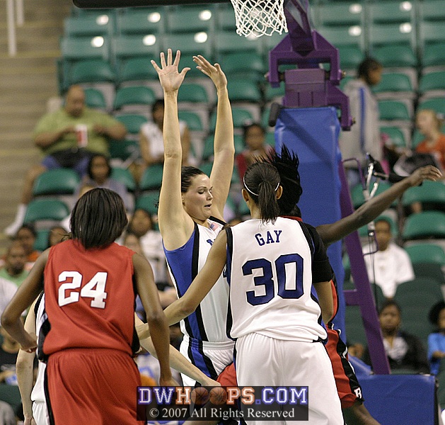 Alison commits her second foul