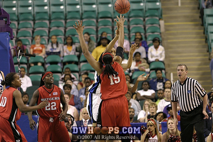 Carrem Gay boards a Vaughn miss