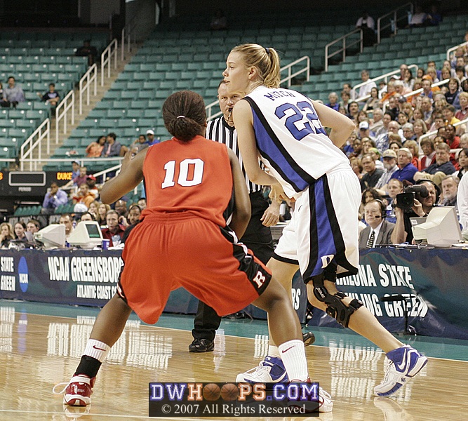 Brittany Mitch works against Epiphanny Prince