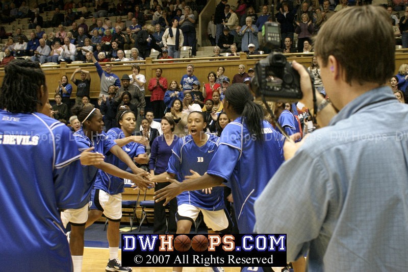 Carrem Gay in pregame intros