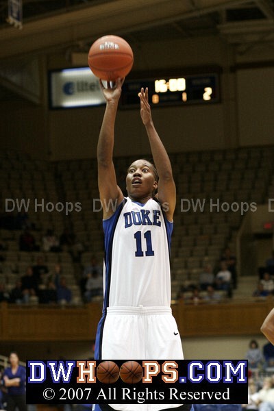 Chante Black at the line