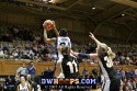  - Krystal Thomas pulls down a board