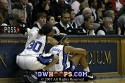  - Carrem Gay and Krystal Thomas wait to re-enter the fray