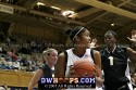  - Tynecia Pam doesn't want to foul Duke's Krystal Thomas, who just pulled down an offensive rebound