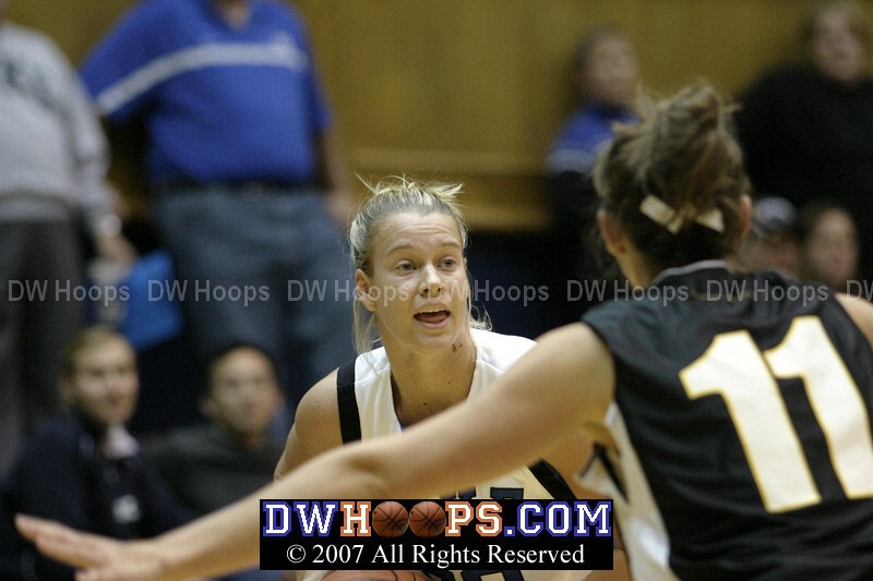 Brittany Mitch surveys the Team Reebok defense