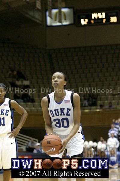 Carrem at the line for two