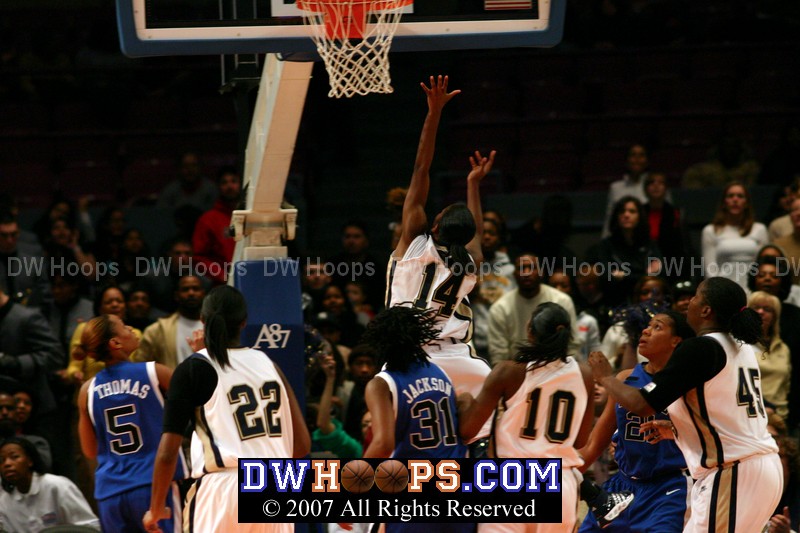 Jania Sims tied the game with just over a minute to play