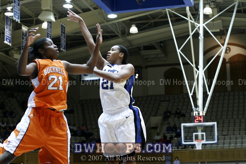 Hope Foster was late, but Joy Cheek missed the jumper