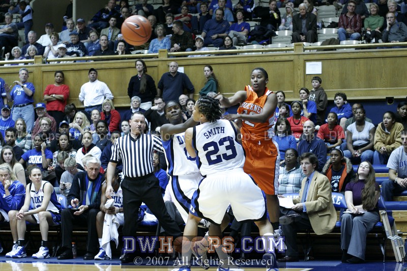 Brown was surrounded and did well to find an open teammate