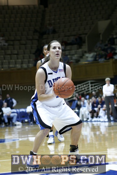 Abby Waner at the line, one of two made
