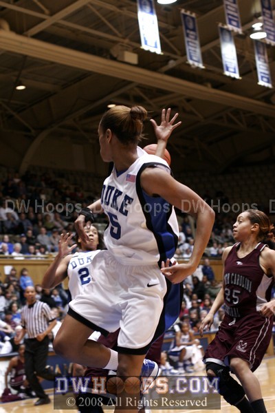Joy Cheek is surprised by the pass