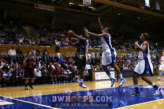 Lavonna Hailey was unable to turn her steal into an Eagle basket