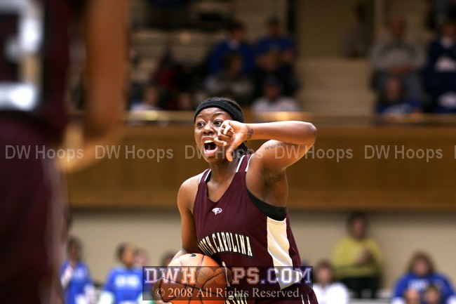 Lavonna Hailey calls a play for NC Central