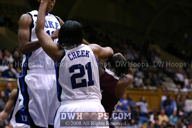 Chante Black and Joy Cheek try to tie up Lavonna Hailey