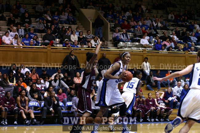 Krystal Thomas after a defensive board