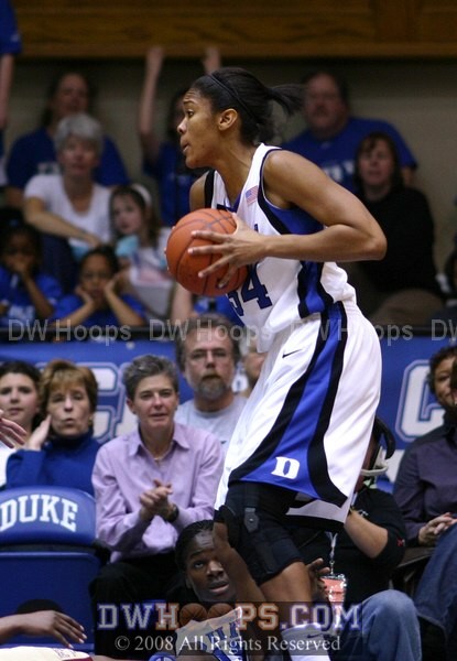 Krystal Thomas grabs a defensive board