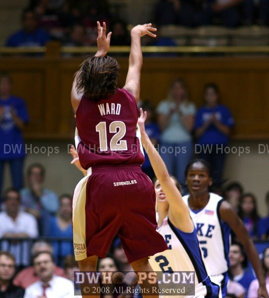 Courtney Ward misses a three with 2 seconds left