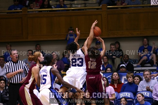 Ward fouls Smith