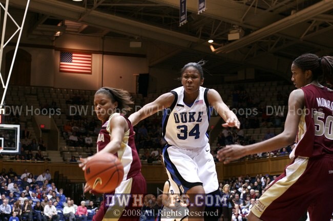 Krystal Thomas unable to get to this rebound
