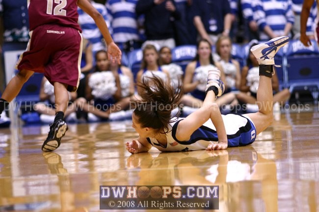 ...Ward ball, Abby goes splat