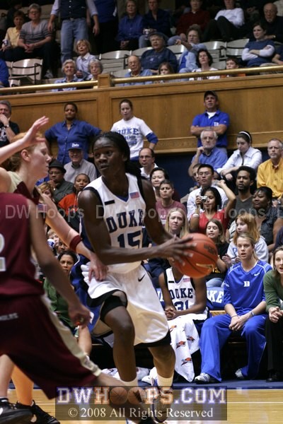 Bridgette Mitchell drives in the waning minutes