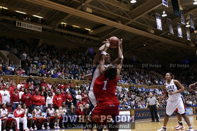On Duke's next possession, Khadijah Whittington took the charge from Chante Black