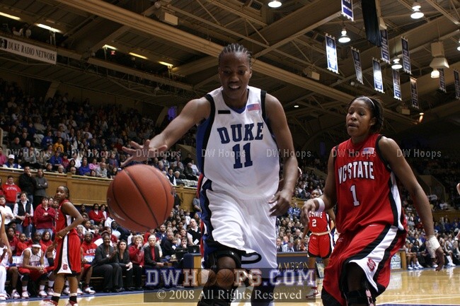 Chante Black loses it out of bounds