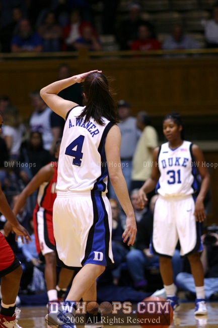 Abby Waner calls a play late in the second half