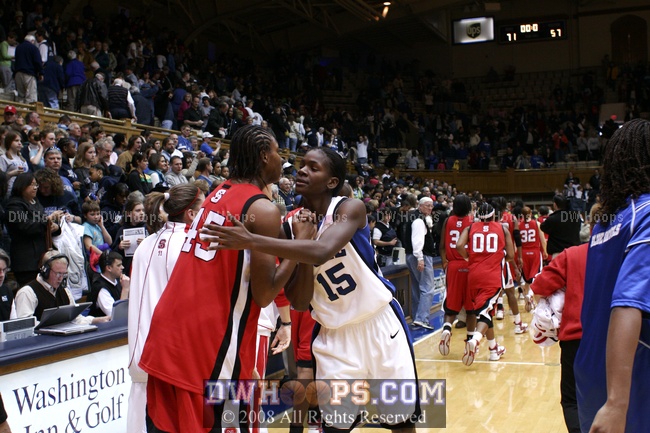 Chanita Jordan and Bridgette Mitchell meet at the end of the line