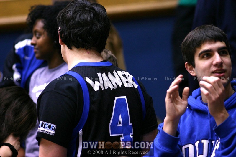 A Waner fan in the Duke section