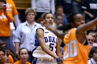 Jasmine Thomas inbounds in front of the UT bench - 12-7 - 13:43 1st