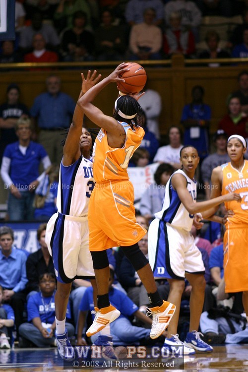 Hornbuckle missed this, the third shot of the UT possession