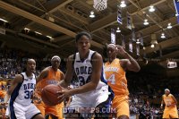 Krystal Thomas gets a board, but has nowhere to go, it ended up a steal by Hornbuckle - 16-15 - 11:05 1st