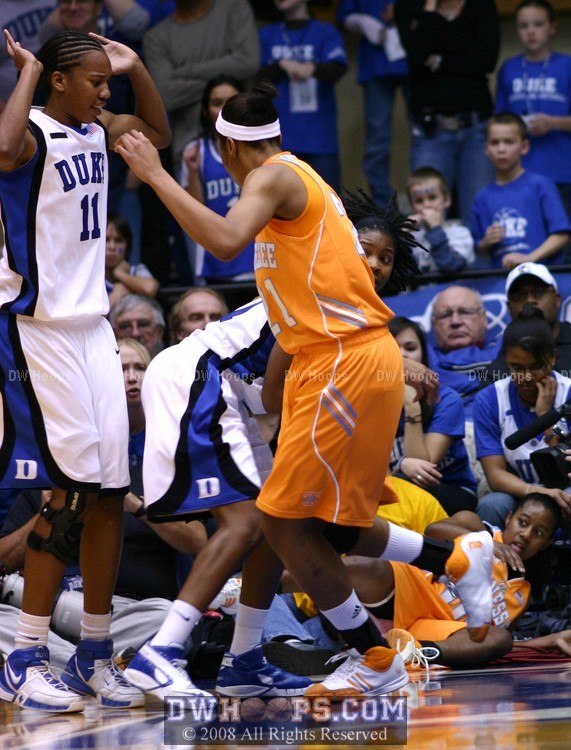 Chante is hands off and Bobbitt cowers in fear at KJ rebounding
