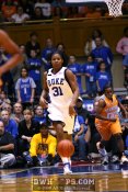 KJ brings the ball upcourt -  - 