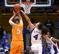 Abby Waner blocks Angie Bjorklund's jump shot - 20-15 - 8:55 1st