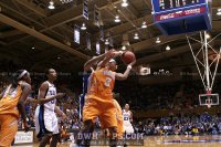 Krystal Thomas goes over the back as Candace Parker pulls down a rebound - 27-24 - 3:29 1st