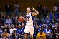 Abby Waner at the point late in the half - 33-30 - 1:09 1st