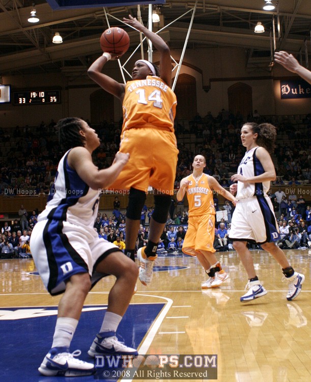 Hornbuckle went coast-to-coast for this fallaway and Duke got a quick time out