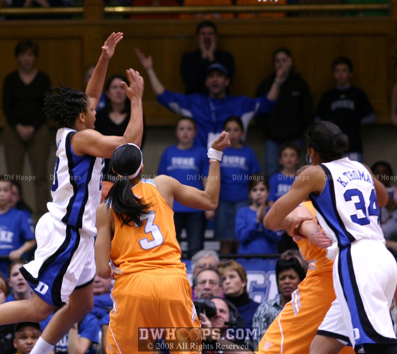 On the other end Candace fouled Wanisha Smith, who made both