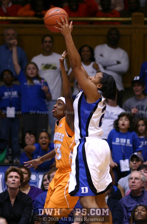 Joy Cheek rebounds Wanisha Smith's miss