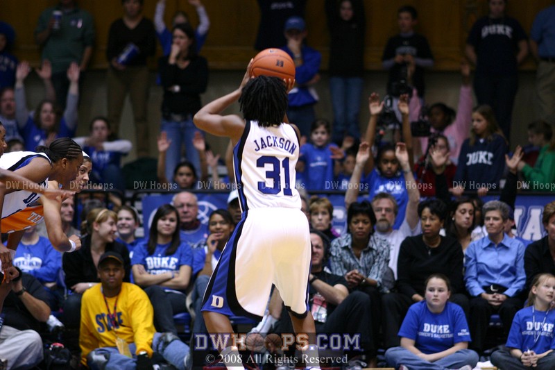 KJ was near perfect tonight, but here she missed the front end free throw