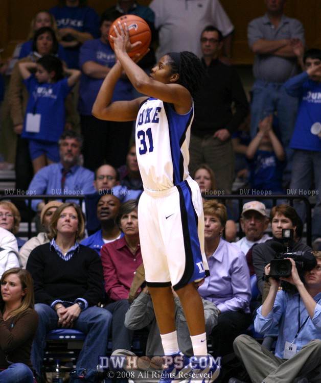 It seems like KJ always steps up after a mistake...here she atones for the missed front end with a picture perfect jumper