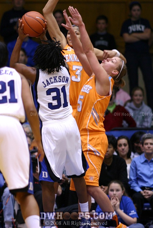 KJ comes right back for a tough bucket in the lane
