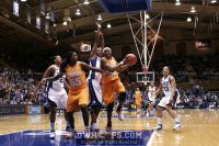 Nicky Anosike boxes out as Hornbuckle goes to the hoop - 56-61 - 4:06 2nd