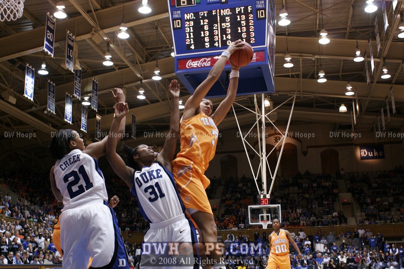 After Abby made one of two freebies, UT missed but Parker again rebounded, and Joy would commit her fourth
