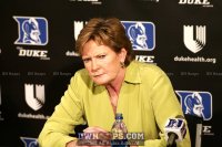 Pat Summitt doesn't seem to like that Rob has the first question - Postgame - 