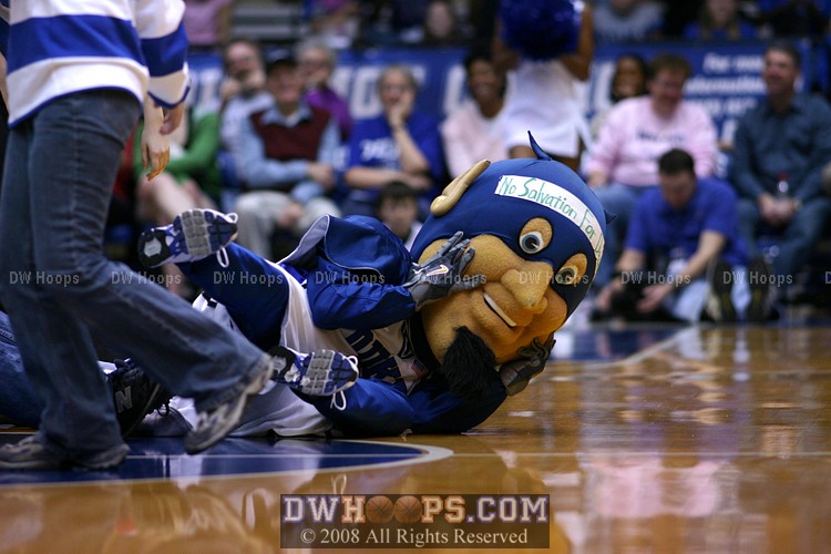 Band hijinks with the Blue Devil for "Wipe Out"